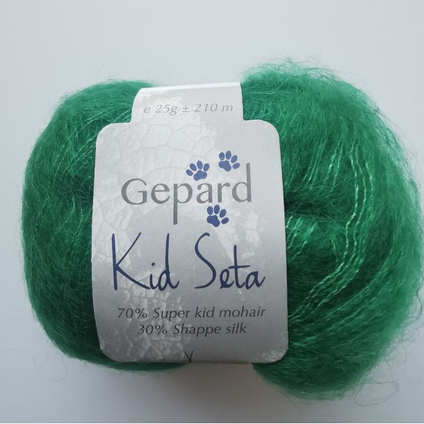 Gepard Kid Seta Silk Mohair Frisk grøn